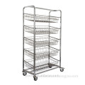 Restaurant kitchen stainless steel bread basket